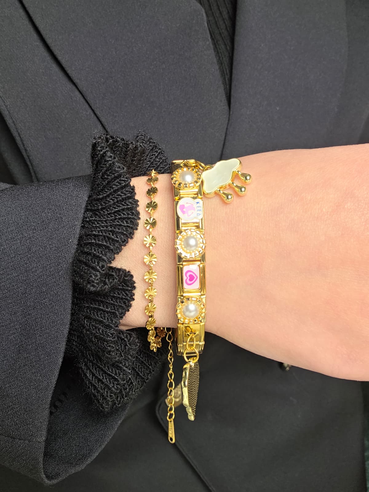 تشارمز إيطالية ذهبية - Golden Italian Charms
