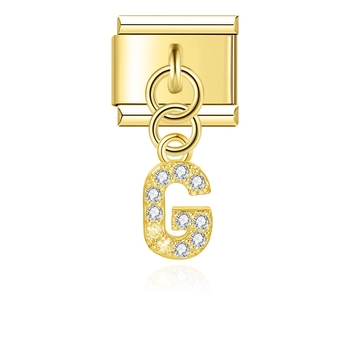 Golden Alphabet Charms - تشارمز الأبجدية الذهبية