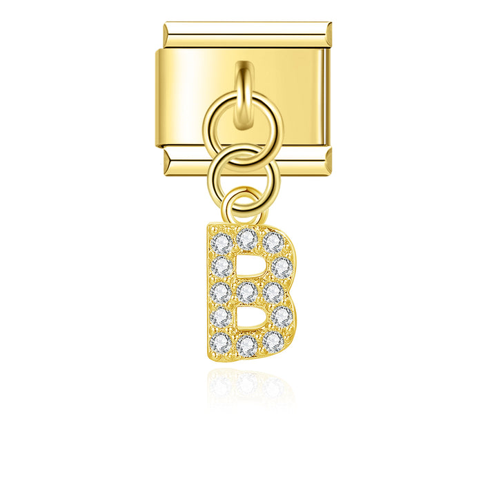 Golden Alphabet Charms - تشارمز الأبجدية الذهبية