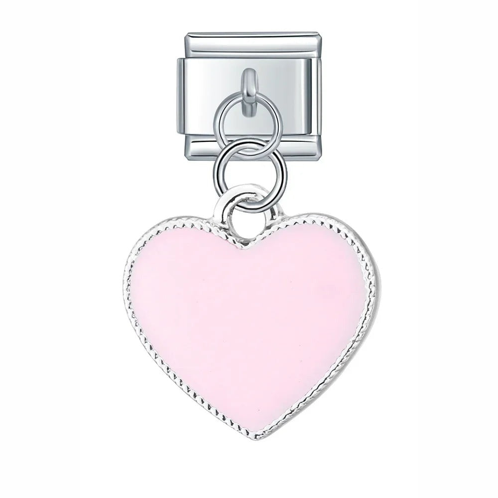 Silver Heart Charms Collection