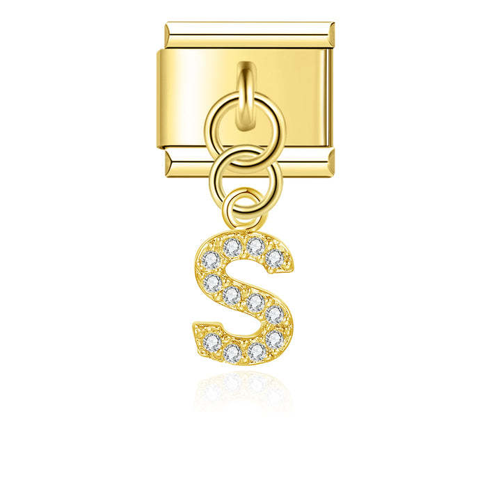 Golden Alphabet Charms - تشارمز الأبجدية الذهبية