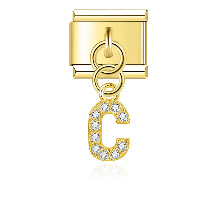 Golden Alphabet Charms - تشارمز الأبجدية الذهبية