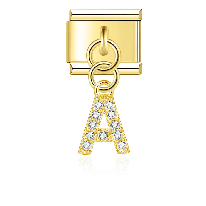 Golden Alphabet Charms - تشارمز الأبجدية الذهبية